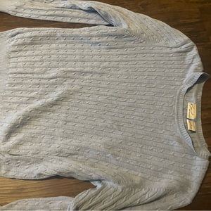 Blue knitted women’s sweater